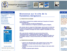 Tablet Screenshot of fondation-seligmann.org